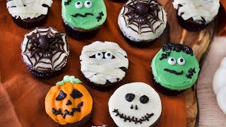 How to Make Halloween Cupcakes [upl. by Amby]