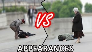 LE POIDS DES APPARENCES Expérience sociale  The importance of appearances experiment [upl. by Llerdnam]