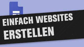 Website erstellen kostenlos mit Google Sites Tutorial [upl. by Rossen]