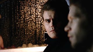 The Vampire Diaries 7x14 Klaus And Stefan Talk About Caroline Crossover Episode [upl. by Kersten]