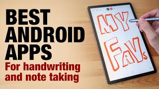 Best Android Apps for Handwriting and Note Taking [upl. by Darcy]