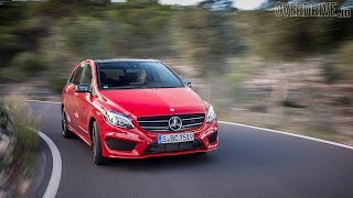 2015 MercedesBenz BClass facelift  First Drive Review [upl. by Nnep]