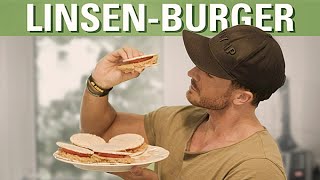 Power Burger aus roten Linsen [upl. by Hayn]