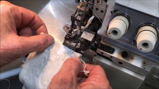 Juki Industrial Overlock  Threading [upl. by Noman]