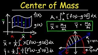 Center of Mass amp Centroid Problems  Calculus [upl. by Irv]