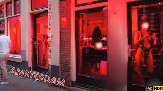 Amsterdam Red Light District Walking Tour An Exploration [upl. by Simmie]