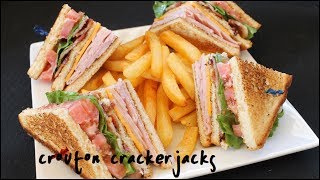 How to Make Club Sandwiches  Club Sandwich Recipe [upl. by Akenom20]