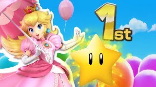 Super Mario Party  Peach Wins by Doing Absolutely Nothing [upl. by Nooj925]