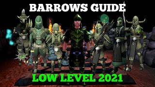 Beginners Guide to the Barrows Brothers 2021  Runescape 3  Ironman Friendly [upl. by Ynogoham850]