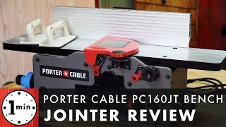 Porter Cable Benchtop Jointer Review [upl. by Sivet]