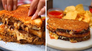 7 Game Day Grilled Cheese Sandwiches [upl. by Melmon]