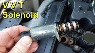 Removing and Cleaning the VVT Solenoid  Peugeot 307 [upl. by Cummine]