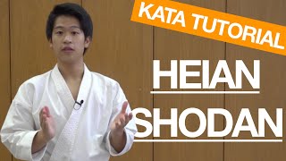 【FULL TUTORIAL】HEIAN SHODAN KATA [upl. by Henig701]