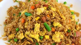 BETTER THAN TAKEOUT AND EASY  Egg Fried Rice Recipe [upl. by Airt]