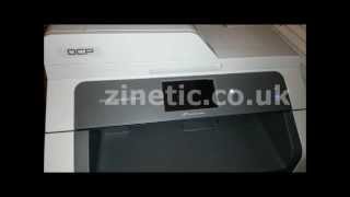 How to reset the BROTHER DCP 9020CDW toner cartridge via the printers menu Download [upl. by Caputo]