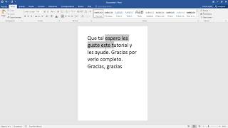 Como Poner En Letra Cursiva De Una Hoja En Word 2016 [upl. by Paulina]