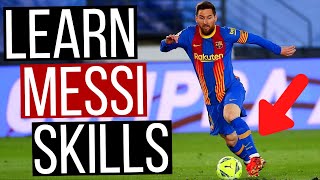 Top 5 Best Messi Skills To Learn [upl. by Anavrin]