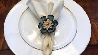 NAPKIN RING TUTORIAL [upl. by Enyledam]