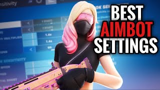 The BEST AIMBOT Settings  Sensitivity in Fortnite Chapter 2 PS4XBOXPC Tips [upl. by Erlinna496]