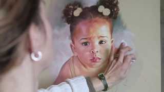 How to make a pastel portrait step by step read description [upl. by Linea]