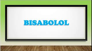 Terpenes Pronouncing Bisabolol [upl. by Naxor]