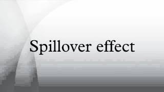 Spillover effect [upl. by Tsan]