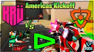 Loud vs Kru  Valorant Champions Tour 2025 Americas Kickoff [upl. by Nodnrb]