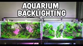 HOW TO MAKE Cheap LED Aquarium Backlighting [upl. by Leicam]