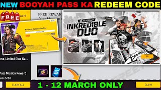 FREE FIRE REDEEM CODE TODAY 6 MARCH REDEEM CODE FREE FIRE  FF REDEEM CODE TODAY 6 MARCH [upl. by Tudela]