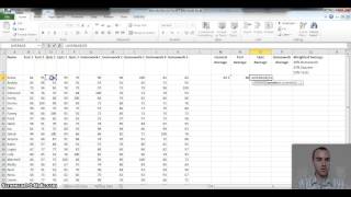 Calculating Weighted Grades [upl. by Hoi638]