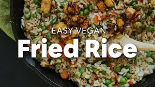 Easy Vegan Fried Rice  Minimalist Baker Recipes [upl. by Xyno]