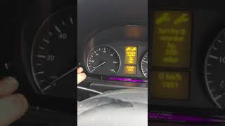 QUICK way to reset service light Mercedes Sprinter 2013 onwards [upl. by Anadal]