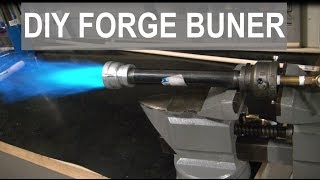 SUPER SIMPLE PROPANE FORGE BURNER  ELEMENTALMAKER [upl. by Annovad]