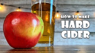 How to Make Hard Cider  Apple Juice  Yeast [upl. by Anomahs]