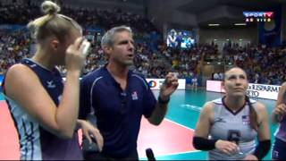 ESTADOS UNIDOS X BRASIL  Mundial de Vôlei Feminino 2014  2ª FASE [upl. by Middlesworth]