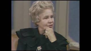 Shirley Booth1971 TV Interview quotHazelquot quotHarveyquot [upl. by Rechaba279]