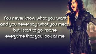 1 Here we go Again  Demi Lovato Lyrics [upl. by Burdelle]