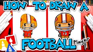 How To Draw A Football Player [upl. by Danice]