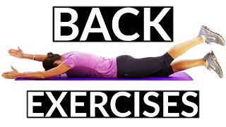 Beginners Back Exercises that Strengthen your Back [upl. by Othella]