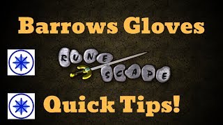 OSRS  Barrows Gloves Tips [upl. by Alodi]