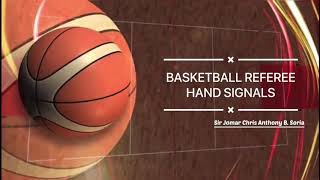 BASKETBALL REFEREE HAND SIGNALS [upl. by Jourdain825]