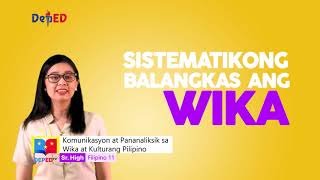 SHS Filipino Q1 Ep1 Komunikasyon at Pananaliksik sa Wika at Kulturang Pilipino [upl. by Gen]