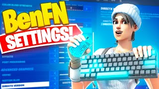 BenFN’s INSANE Keyboard amp Mouse Fortnite Settings AIMBOT [upl. by Billmyre848]