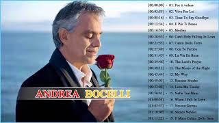 Andrea Bocelli Greatest Hits 2018 Best Andrea Bocelli Songs of All Time [upl. by Lynnett]