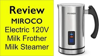 Review Miroco Milk Frother  How to make froth milk at home [upl. by Llerrah]