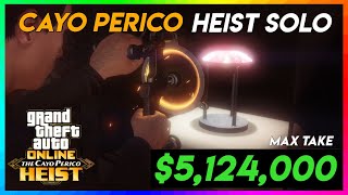 Cayo Perico Heist SOLO  Potential Take 5124000  MAX PAYOUT GTA Online [upl. by Gibbon]