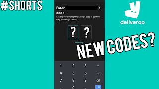 Deliveroo Require a Confirmation Code  Tutorial June 2021 Shorts [upl. by Ketty]