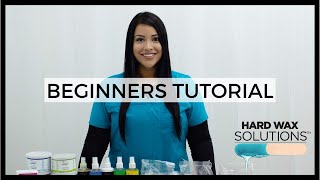 Introduction to Waxing  Beginners Hard Wax Tutorial [upl. by Lurette354]