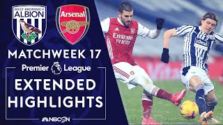 West Brom v Arsenal  PREMIER LEAGUE HIGHLIGHTS  122021  NBC Sports [upl. by Ataliah]