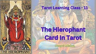 Class  11 Hierophant card in tarot [upl. by Axe]